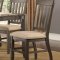 Nantes 5423-66 Dining Set 5Pc in Wire-Brushed by Homelegance