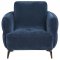 Lively Sofa & Loveseat Set 509041 in Blue Chenille by Coaster