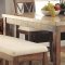 71720 Claudia Counter Height Dining Table by Acme w/Options