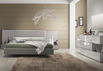 Leon Bedroom in Light Grey by iHOME USA w/Options [IHBS-Leon]