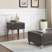 722268 Lift-Top Coffee Table 3Pc Set in Dark Grey by Coaster