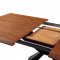 1712 Dining Table Walnut & Black by ESF w/Optional 1711 Chairs