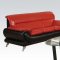 50710 Orel Sofa in Red & Black Bonded Leather by Acme w/Options