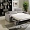 Norfolk Sofa Bed in Grey Fabric by VIG