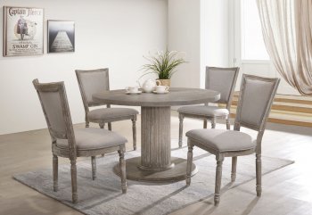 Gabrian 5Pc Dinette Set 71725 in Reclaimed Gray - Acme w/Options [AMDS-71725-Gabrian]