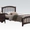 San Marino 4Pc Kids Bedroom Set 04985 in Dark Walnut w/Options