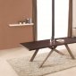 Nova Dining Table in Dark Oak by J&M w/Optional Chairs