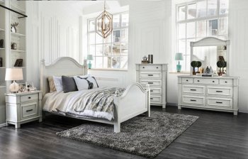 Daria 5Pc Bedroom Set CM7562 in Antique White w/Options [FABS-CM7562-Daria]