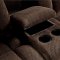 Grenville Power Reclining Sofa CM6010PM in Brown Fabric w/Option