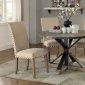 Tobin Dining Set 5Pc 107100 in Driftwood by Coaster w/Options