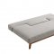 Smart Sofa Bed Convertible in Light Grey Fabric by ESF