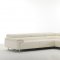 Ming 8009 Sectional Sofa in Off-White Genuine Italian Leather