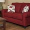 16100 Savannah Sofa & Loveseat Set in Cardinal Fabric by Chelsea