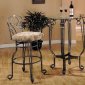 Clear Glass Top Modern Bar Table w/Optional Bar Stools