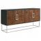 Borman Accent Cabinet 950331 Walnut & Black by Coaster