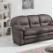 Otello Sofa Bed in Brown Full Leather by ESF w/Optional Items