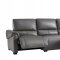 S275 Power Motion Sectional Sofa in Gray Leather Beverly Hills