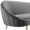 Sublime Sofa in Gray Velvet Fabric by Modway