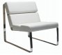 Angel Chair in White Leatherette by Whiteline Imports