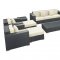 Eclipse Outdoor Patio Sofa 9Pc Set Choice of Color by Modway