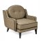 Cumin Chenille Fabric Modern Draper Sofa & Loveseat w/Options