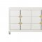 Orion Gold Bedroom in White by Global w/Options