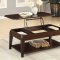 Sikeston 3588 Coffee Table 3Pc Set in Cherry by Homelegance