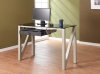 Network 4864 Computer Desk by Homelegance in Metal & Glass