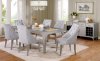 Diocles CM3020T Dining Table in Silver Color w/Options