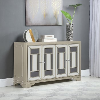 Toula Accent Cabinet 953487 in Smoke & Champagne by Coaster [CRCA- 953487 Toula]