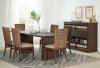 Magnolia 5Pc Dining Set 192571 in Sand Blasted Whiskey - Coaster