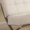 902183 Accent Chair Set of 2 in White Leatherette by Coaster