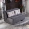 Twist Pure Gray Loveseat Sleeper by Istikbal