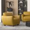 Valeria Chair 54947 in Mustard Leather by Mi Piace