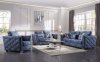 Emilia Sofa 56025 in Blue Fabric by Acme w/Options