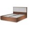 Brown & White Two-Tone Finish Modern Bedroom w/Optional Items