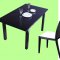 Teak or Wenge Finish Stylish and Functional Dining Set