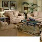 7500 Vera Sofa & Loveseat Set in Mocha Fabric by Chelsea