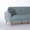 Nora Zigana Light Blue Sofa Bed in Fabric by Istikbal w/Options