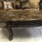 Amanda Coffee Table in Cherry w/Genuine Marble Top