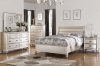 F9316 Bedroom in Silver Tone by Boss w/Optional Case Goods