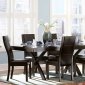 Sherman 5375-78 Dining Table by Homelegance in Espresso w/Option