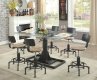 Killick Dining Table CM3374T in Black w/Adj. Height & Options