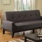 CM2450 Laporte Sofa Bed in Charcoal Fabric w/Optional Chair