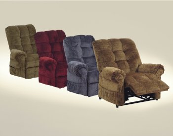 Choice of Color Fabric Modern Omni Chaise Recliner [CNR-4827 Omni]