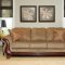 Light Brown Chenille Transitional Living Room Sofa w/Options