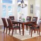 Cherry Finish Traditional 5Pc Dining Set w/Options