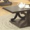 703148 Coffee Table 3Pc Set in Cappuccino by Coaster w/Options