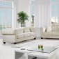 Bowery 614 Sofa in Cream Fabric w/Options by Meridian