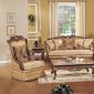 Rita Cherry Traditional Sofa in Fabric w/Optional Items